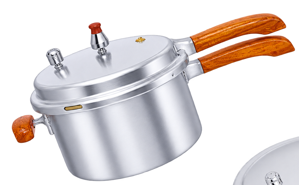 Wooden Handle Pressure Cooker